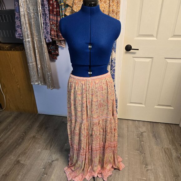 Spell & the Gypsy, Poinciana Maxi Skirt, Cotton Candy, XL (like M), EUC - Picture 4 of 7